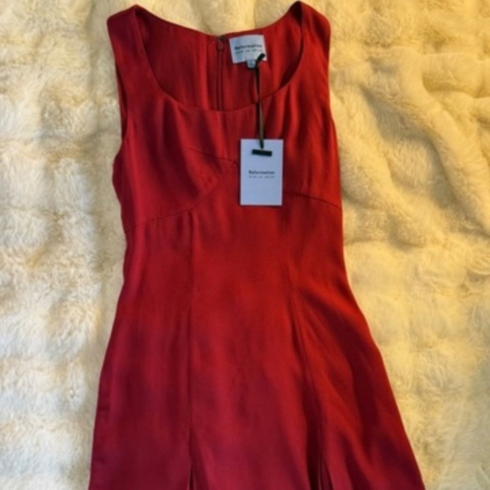 Reformation Red Mini Dress